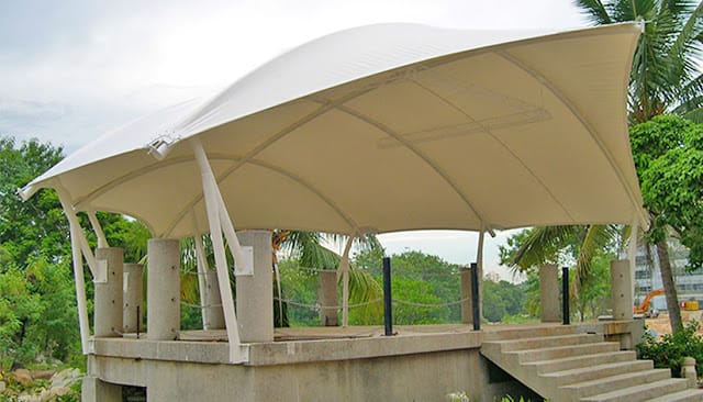 Proyek kanopi membrane Cahaya Canopy