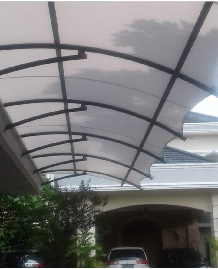 Dokumentasi pekerjaan kanopi Cahaya Canopy